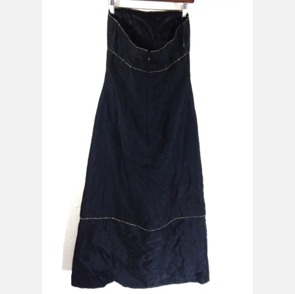 Jessica McClintock Y2K Strapless Rhinestone Maxi Gown - Picture 3 of 3